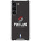 NBA Portland Trail Blazers Distressed Galaxy S23 Clear Case