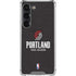 NBA Portland Trail Blazers Distressed Galaxy S23 Clear Case