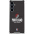 NBA Portland Trail Blazers Distressed Galaxy S23 FE Clear Case