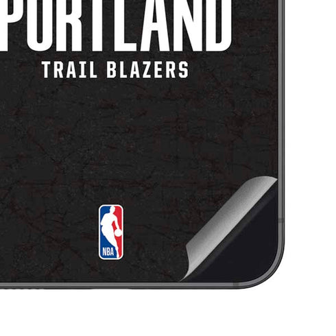 NBA Portland Trail Blazers Distressed Galaxy S23 FE Skin