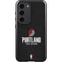 NBA Portland Trail Blazers Distressed Galaxy S23 Pro Case