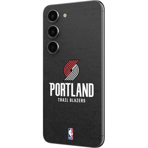NBA Portland Trail Blazers Distressed Galaxy S23 Skin
