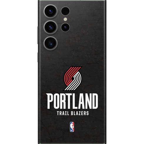 NBA Portland Trail Blazers Distressed Galaxy S23 Ultra Skin