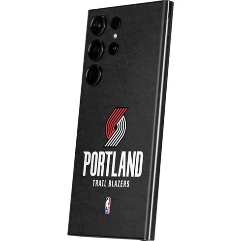 NBA Portland Trail Blazers Distressed Galaxy S23 Ultra Skin