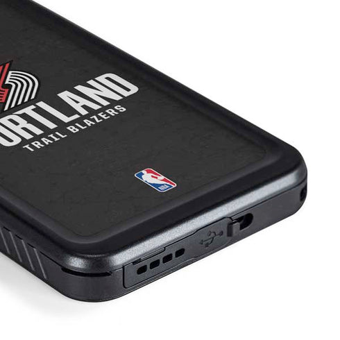 NBA Portland Trail Blazers Distressed Galaxy S23 Waterproof Case