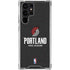 NBA Portland Trail Blazers Distressed Galaxy S24 Ultra Clear Case