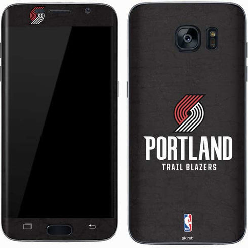 NBA Portland Trail Blazers Distressed Galaxy S7 Skin
