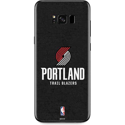 NBA Portland Trail Blazers Distressed Galaxy S8 Plus Skin
