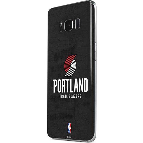 NBA Portland Trail Blazers Distressed Galaxy S8 Plus Skin