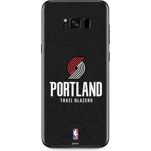 NBA Portland Trail Blazers Distressed Galaxy S8 Skin