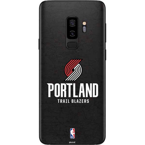 NBA Portland Trail Blazers Distressed Galaxy S9 Plus Skin