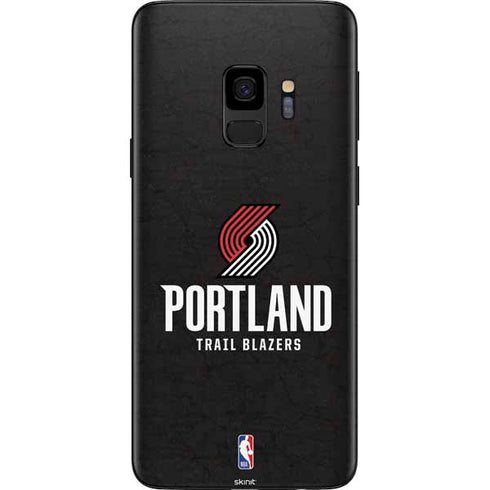 NBA Portland Trail Blazers Distressed Galaxy S9 Skin