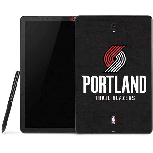 NBA Portland Trail Blazers Distressed Samsung Galaxy Tab Skin