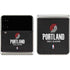 NBA Portland Trail Blazers Distressed Galaxy Z Flip3 5G Skin
