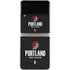 NBA Portland Trail Blazers Distressed Galaxy Z Flip3 5G Skin