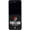 NBA Portland Trail Blazers Distressed Galaxy Z Flip5 5G Skin