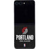 NBA Portland Trail Blazers Distressed Galaxy Z Flip5 5G Skin