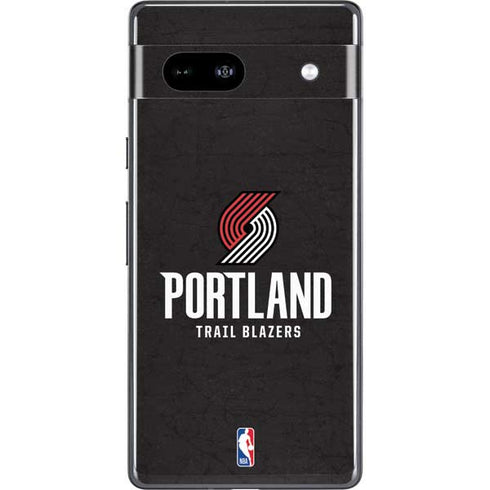 NBA Portland Trail Blazers Distressed Google Pixel 7a Skin