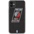NBA Portland Trail Blazers Distressed iPhone 11 Clear Case
