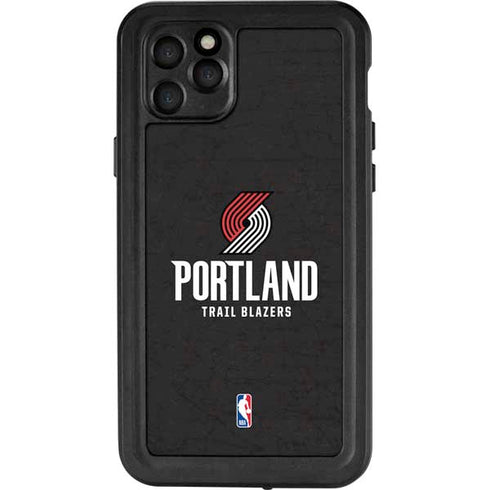 NBA Portland Trail Blazers Distressed iPhone 11 Pro Max Waterproof Case