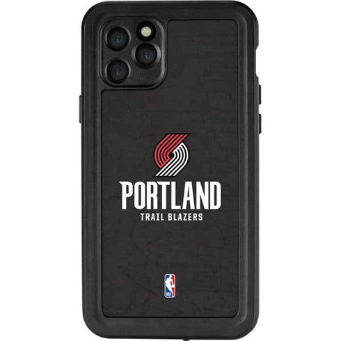 NBA Portland Trail Blazers Distressed iPhone 11 Pro Waterproof Case
