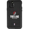 NBA Portland Trail Blazers Distressed iPhone 11 Pro Waterproof Case
