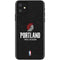 NBA Portland Trail Blazers Distressed iPhone 11 Skin