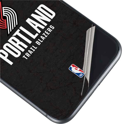 NBA Portland Trail Blazers Distressed iPhone 11 Skin