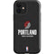 NBA Portland Trail Blazers Distressed iPhone 12 Impact Case