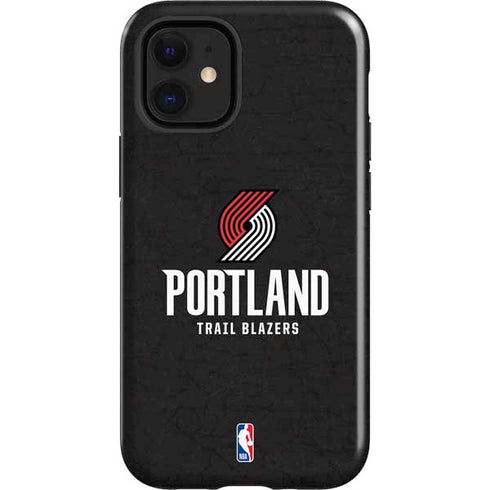 NBA Portland Trail Blazers Distressed iPhone 12 Mini Impact Case