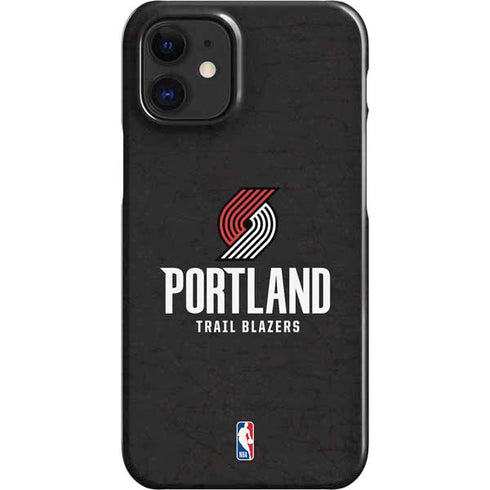 NBA Portland Trail Blazers Distressed iPhone 12 Mini Lite Case