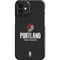 NBA Portland Trail Blazers Distressed iPhone 12 Mini Lite Case