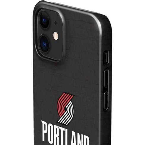 NBA Portland Trail Blazers Distressed iPhone 12 Mini Lite Case