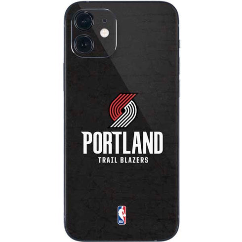 NBA Portland Trail Blazers Distressed iPhone 12 Mini Skin