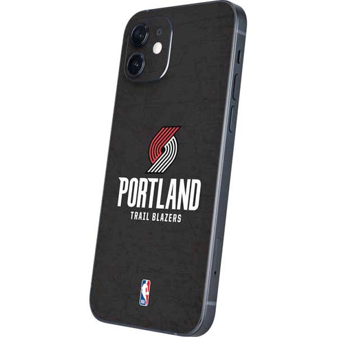 NBA Portland Trail Blazers Distressed iPhone 12 Mini Skin