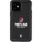 NBA Portland Trail Blazers Distressed iPhone 12 Mini Waterproof Case