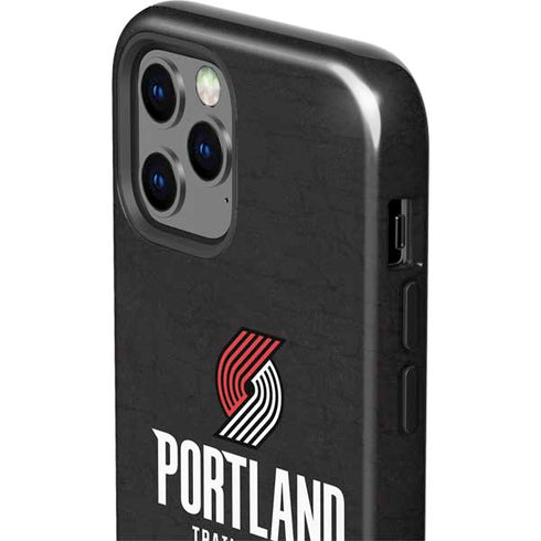 NBA Portland Trail Blazers Distressed iPhone 12 Pro Impact Case