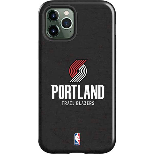 NBA Portland Trail Blazers Distressed iPhone 12 Pro Max Impact Case