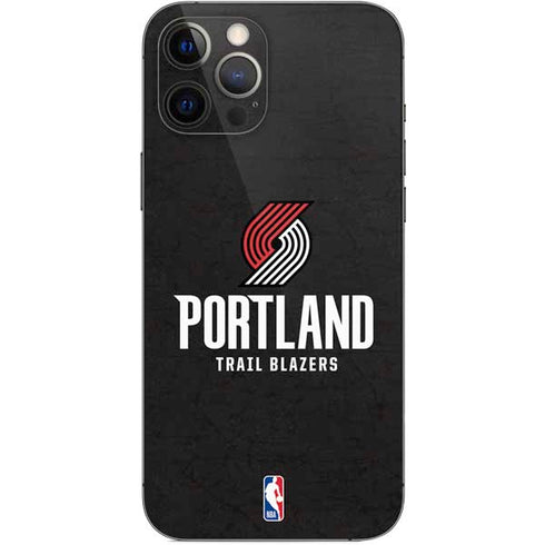 NBA Portland Trail Blazers Distressed iPhone 12 Pro Max Skin