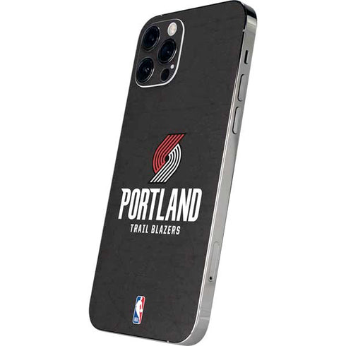 NBA Portland Trail Blazers Distressed iPhone 12 Pro Max Skin