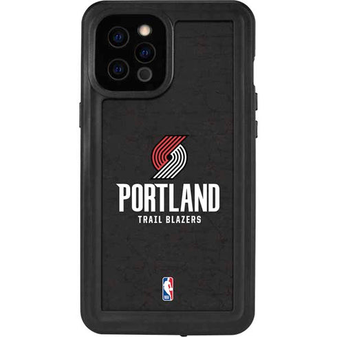 NBA Portland Trail Blazers Distressed iPhone 12 Pro Max Waterproof Case