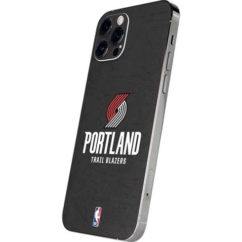 NBA Portland Trail Blazers Distressed iPhone 12 Pro Skin