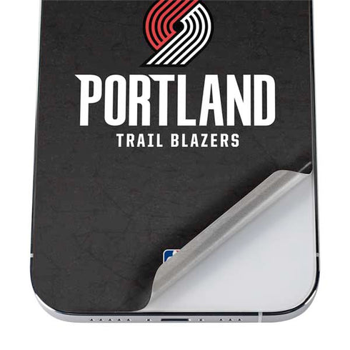NBA Portland Trail Blazers Distressed iPhone 12 Pro Skin