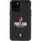 NBA Portland Trail Blazers Distressed iPhone 12 Pro Waterproof Case