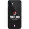 NBA Portland Trail Blazers Distressed iPhone 12 Skin