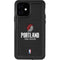 NBA Portland Trail Blazers Distressed iPhone 12 Waterproof Case