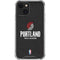 NBA Portland Trail Blazers Distressed iPhone 13 Clear Case