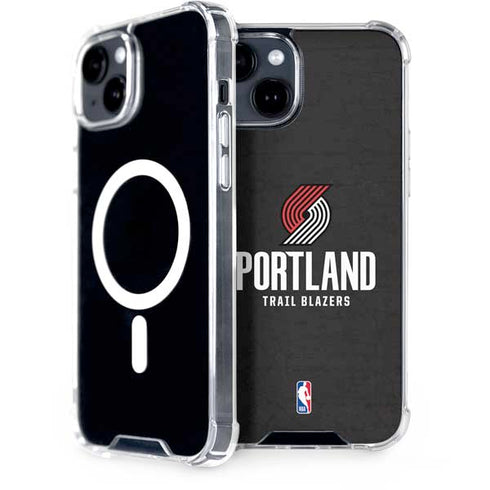 NBA Portland Trail Blazers Distressed iPhone 13 MagSafe Case
