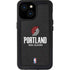 NBA Portland Trail Blazers Distressed iPhone 13 Mini Waterproof Case