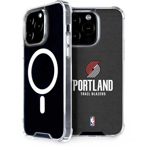 NBA Portland Trail Blazers Distressed iPhone 13 Pro MagSafe Case
